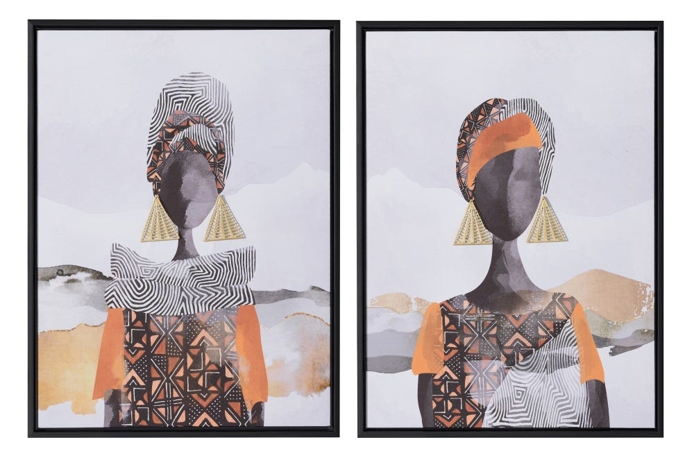 Cuadros africanos de estilo colonial, by Kivole