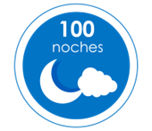 Icono representativo de 100 noches de prueba al comprar un colchón